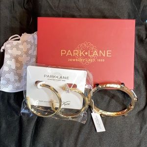 Park Lane Sparkle Box Bracelet and Hoop Earrings